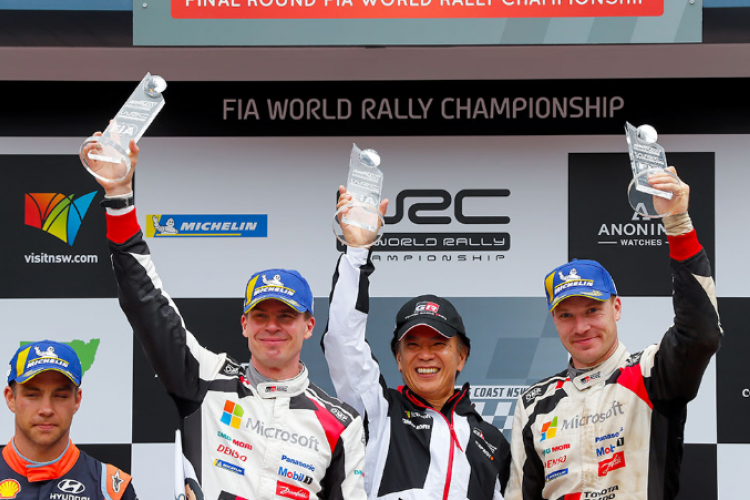 Toyota GAZOO Racing World Rally Team Secures Title in Australia Toyota GAZOO Racing World Rally Team Secures Title in Australia
