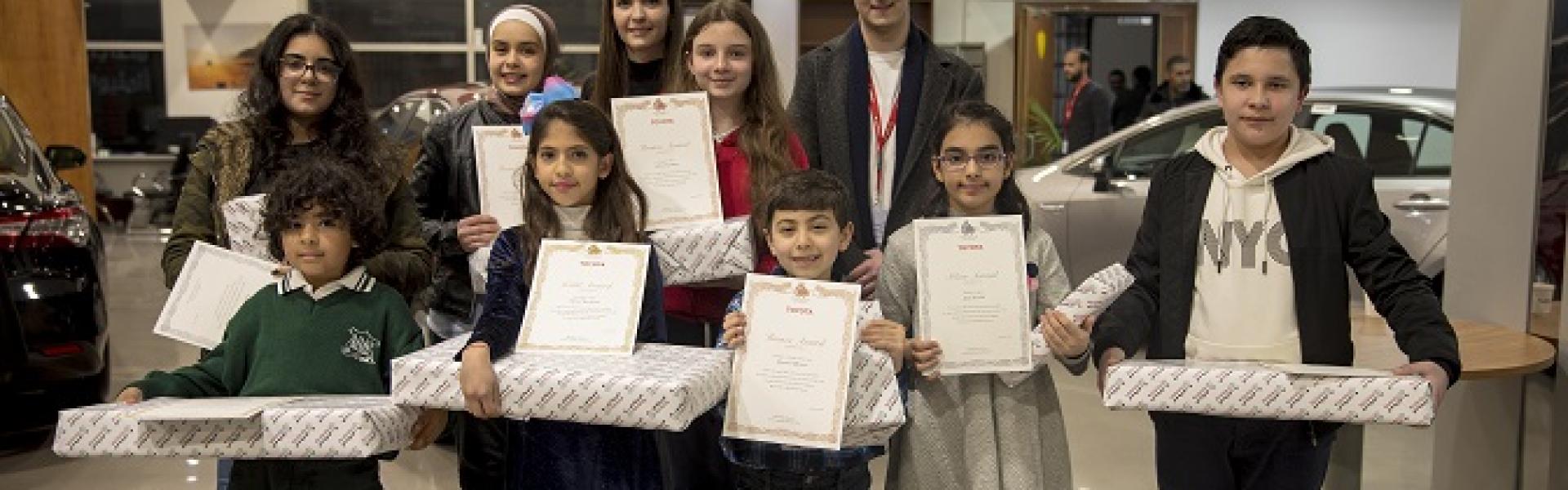 Young Jordanian Student Selina Al Omar’s Dream Car Wins the International ‘Toyota Dream Car Art Contest’ Young Jordanian Student Selina Al Omar’s Dream Car Wins the International ‘Toyota Dream Car Art Contest’